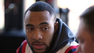 Patriots head coach Mike Vrabel addressed running back Treveyon Henderson's involvement in the Jaden Ivey drama.