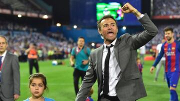 Con una Liga de Campeones ganada con el Barcelona, el actual entrenador de la Selección de España es el mejor posicionado por sus extraordinarias fases de grupo pese a no poder llevar a más finales al conjunto culé.  33 partidos 24 victorias  (Datos: Transfermarkt)