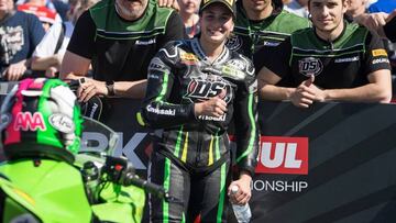 Ana Carrasco sale tercera en la carrera de la República Checa