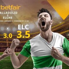 Real Valladolid vs. Elche CF: horario, TV, estadísticas, clasificación y pronósticos