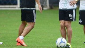 Mat&iacute;as Almeyda y Omar Bravo.