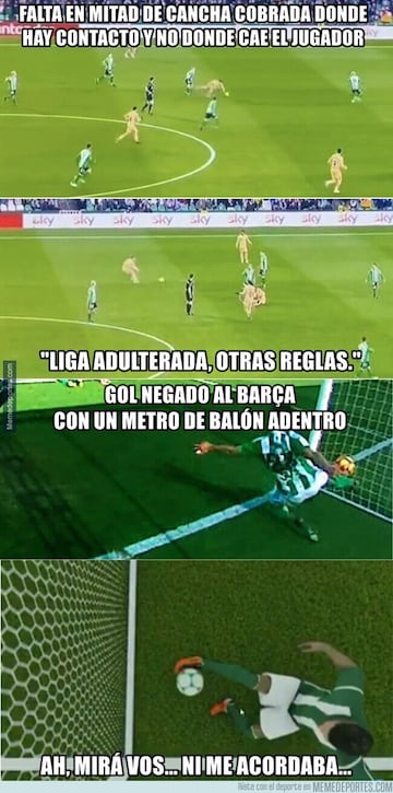 Los memes más divertidos de los partidos aplazados de Barcelona y Real Madrid