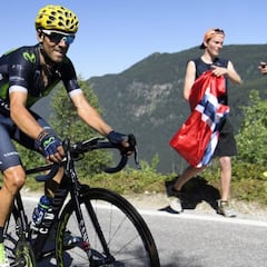Valverde: "Froome es Froome, es el más fuerte de la carrera"