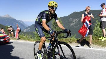 Valverde: "Froome es Froome, es el m¨¢s fuerte de la carrera"