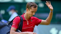 Daniil Medvedev abandona el torneo de Halle tras caer frente a Struff.