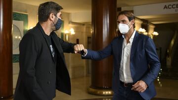 Rafa Nadal empieza a trabajar para preparar un incierto 2021