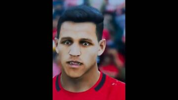 La extraña cara de Alexis Sánchez en el PES 2020 que se hizo viral