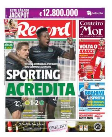 Portadas de la prensa deportiva