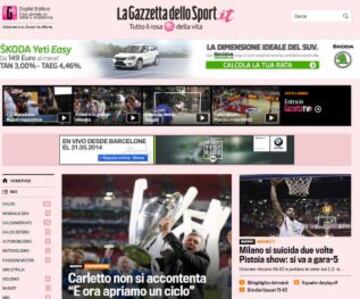 Portadas de la prensa extranjera