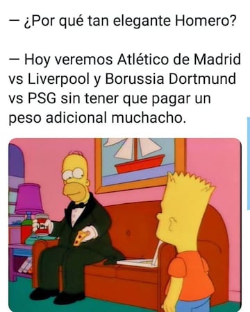 Los memes más divertidos de la jornada de Champions