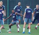 Los detalles de la segunda práctica de Arturo Vidal en el Barça