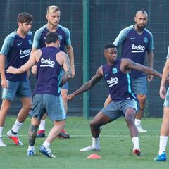Los detalles de la segunda práctica de Arturo Vidal en el Barça