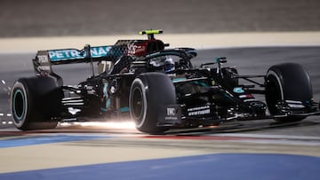 Valtteri Bottas (Mercedes W11). Bahr&eacute;in, F1 2020. 