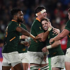 Sudáfrica abrasa a Gales para volver a una final mundialista