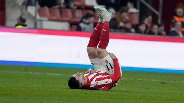 31.01.2024 2ª DIVISION
ESTADIO EL MOLINON SPORTING-RACING DE FERROL CAMPUZANO SE LESIONA EN EL PASADO PARTIDO