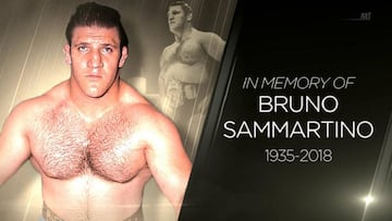Bruno Sammartino, el luchador con el reinado más largo de la historia de la WWE. 
