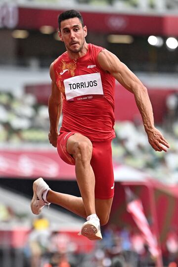 Pablo Torrijos eliminado en primera ronda triple salto tras dos nulos y una marca de 15.87 metros.
