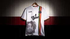 Bohs present their second kit with Bob Marley on the front