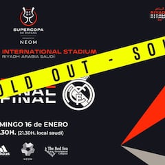 Se agotan las entradas para la final en menos de una hora