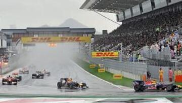 <b>EL ÚLTIMO INAUGURADO. </b>El Korean International Circuit de Yeongam, con escapatorias como la de la foto, se estrenó en el Mundial de Fórmula 1 el pasado 24 de octubre.