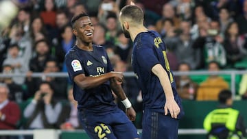 Vinicius: "Benzema piensa diez segundos antes que el resto"