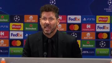 Rueda de prensa de Simeone