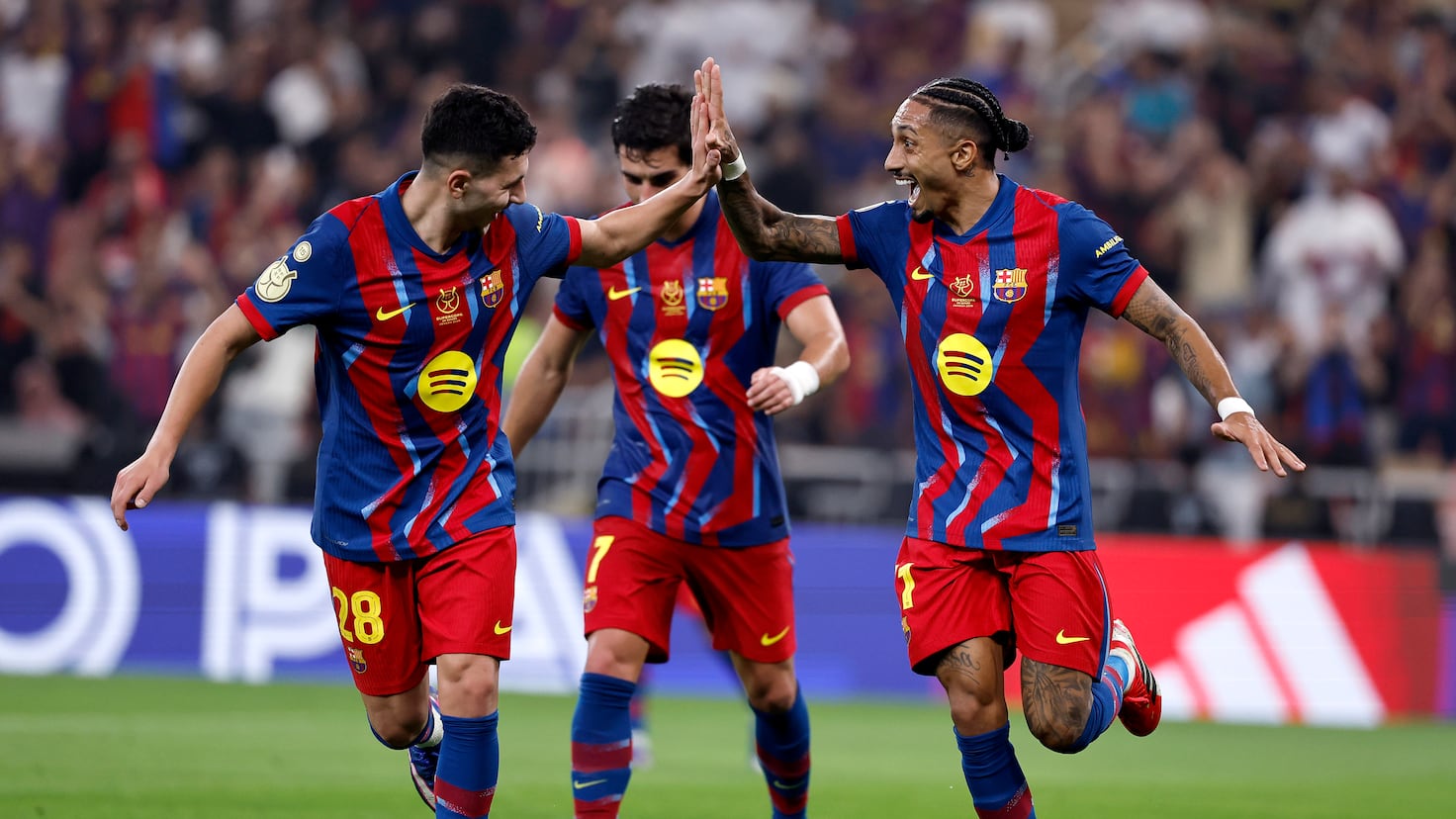 El Barça arrasa al Athletic con una goleada histórica y se planta en la final de la Supercopa