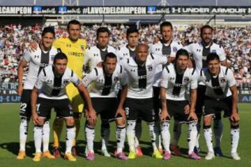 Formación titular de Colo Colo en su duelo ante San Marcos.