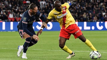 Sergio Ramos y Seko Fofana.