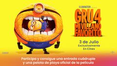 ¿Quieres ganar una entrada cuádruple de cine para ver ‘Gru 4 Mi Villano favorito’? ¡Participa!