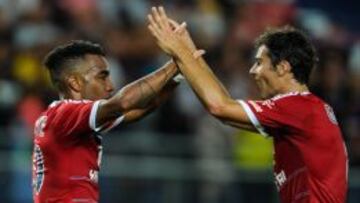 Lacazette y Gourcuff marcaron.