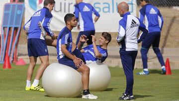 Ra&iacute; se entrena con el Zaragoza.