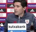 Marcelino: "Yo, en mi caso, en ningún momento he intentado condicionar el partido de vuelta"
