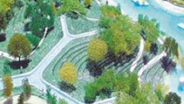 <b>UNA JOYA.</b>La maqueta del futuro canal de La Gavia.