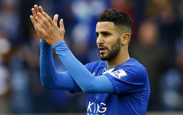 Leicester City's Riyad Mahrez