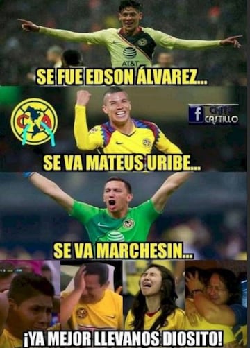 Los memes no perdonan la salida de Marchesín del América