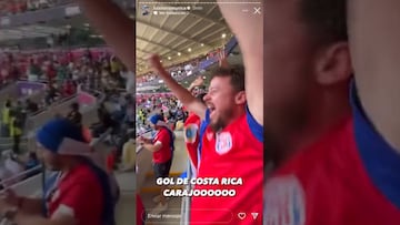 Luisito Comunica celebró el gol y la victoria de Costa Rica