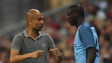 La tensión entre Pep y Yaya parece lejos de resolverse.