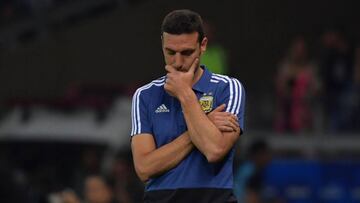 El seleccionador de Argentina criticó el rendimiento de la primera mitad, en la que hubo muchos errores y el equipo encajó en la primera ocasión recibida.