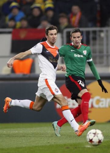 Darijo Srna y Borja Viguera.