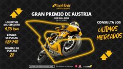 Gran Premio de Austria MotoGP 2025: horarios y dónde ver la carrera del Red Bull Ring