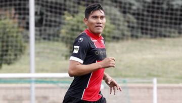 Dionicio Escalante, en su primer partido como titular con el Uni&oacute;n Adarve.
 