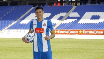 Óscar Duarte, jugador del Espanyol y de la selección de Costa Rica.