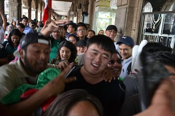 Así se vivió la derrota de la Selección Mexicana en el Zócalo de la CDMX