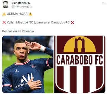 El cachondeo en Twitter con “Kylian Mbappé NO JUGARÁ”