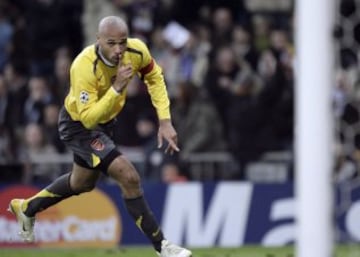 Thierry Henry es el m¨¢ximo goleador de la Historia de Francia y del Arsenal. "Tit¨ª" gan¨® Mundial y Eurocopa con Francia y la Champions League con el Bar?a en 2009.