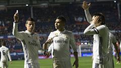 Real Madrid 1x1: James vuelve con un recital de pases