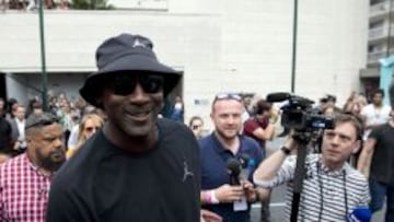 Michael Jordan, durante una reciente visita a París.