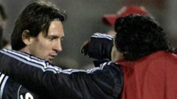 Maradona: "Tengo que hablar muy seriamente con Messi"