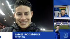 ames Rodr&iacute;guez luego de hacer hsitoria con Everton ante Liverpool